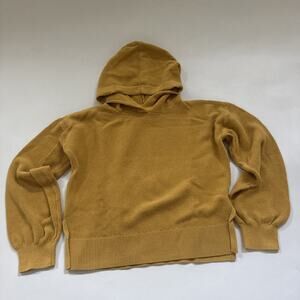 Gap‎ Kids Hooded Sweater Girls Youth Kids Size XXL Mustard Yellow Knit